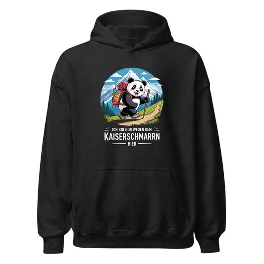 Kaiserschmarrn Panda Hoodie Unisex mit Panda-Motiv, Frontansicht