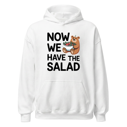 Now we have the Salad Hoodie Unisex mit Spruch, Motivdetail