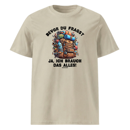 Mein Gepäck T-Shirt mit Wander-Spruch, Farbvariante