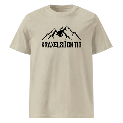 Kraxelsüchtig T-Shirt mit Berg-Spruch, Farbvariante