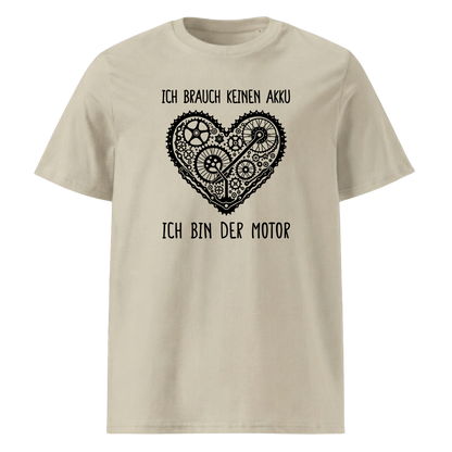 Motor T-Shirt mit Berg-Spruch, Farbvariante