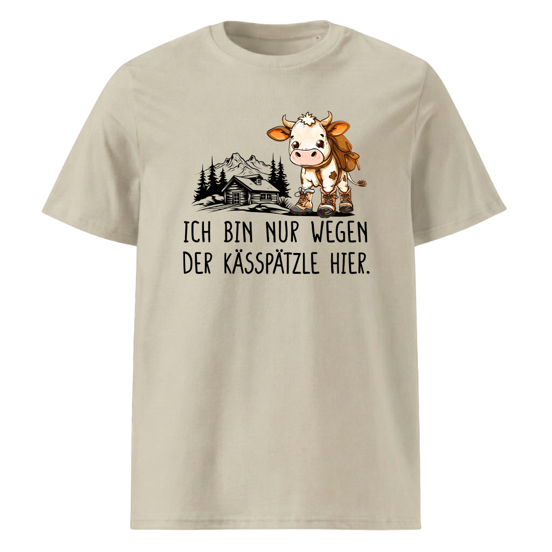 Kässpätzle T-Shirt Unisex mit Spätzle-Spruch, Farbvariante
