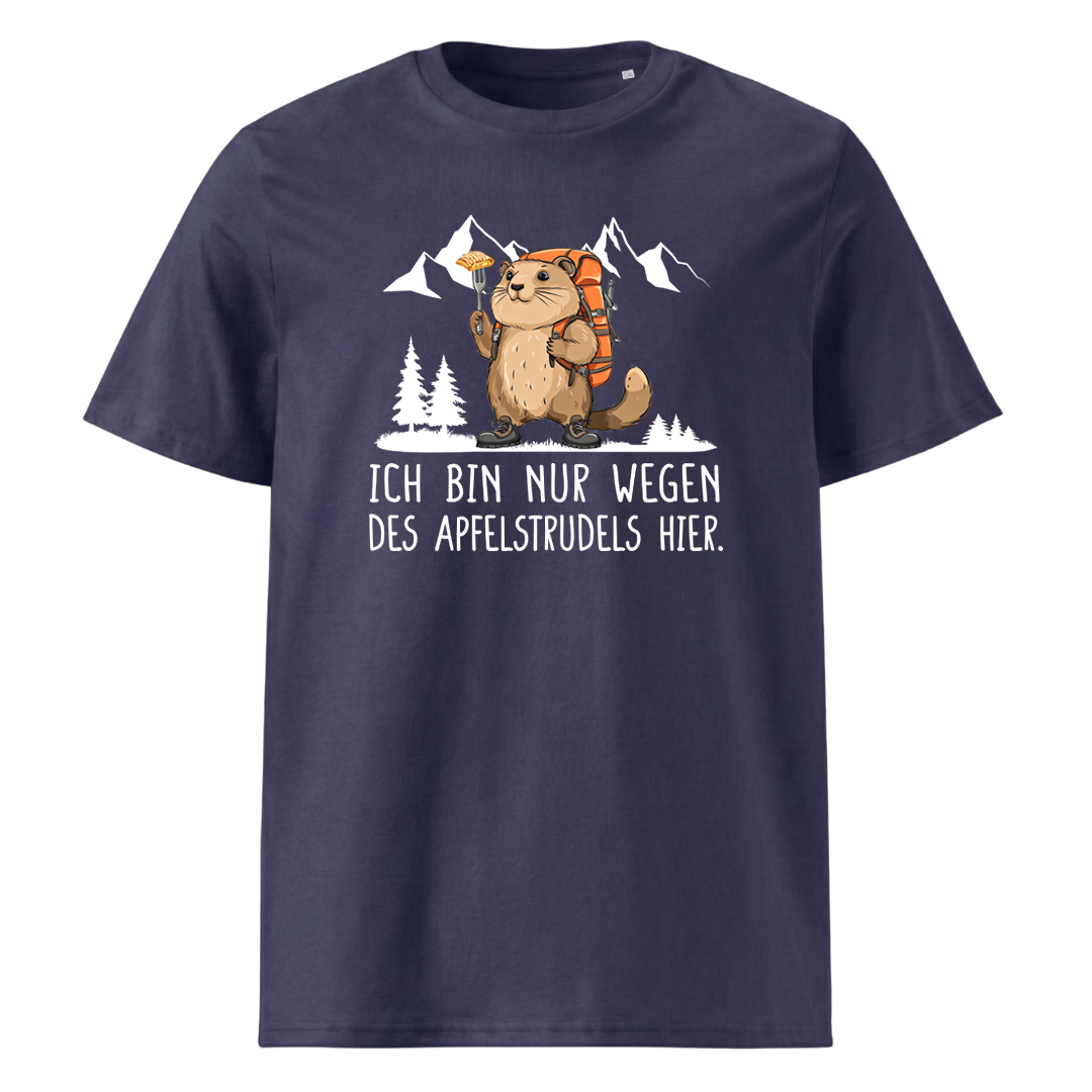 Apfelstrudel T-Shirt Unisex mit Spruch, weitere Ansicht