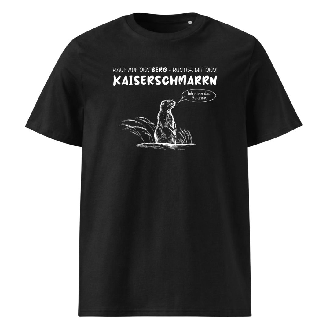 Berg Balance T-Shirt Unisex mit Berg-Motiv, Frontansicht