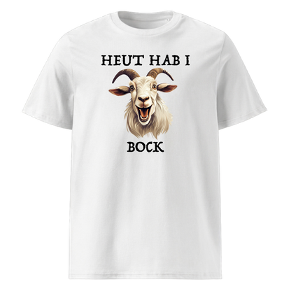 Bock T-Shirt Unisex mit Spruch, Motivdetail