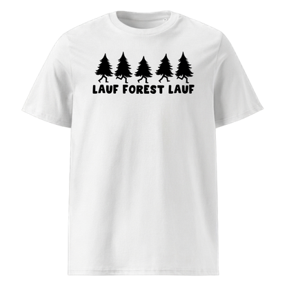 Lauf Forest T-Shirt Unisex mit Berg-Motiv, Motivdetail