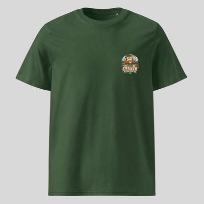 Ohne Kaffee kein Gipfel Unisex T-Shirt mit Brustdruck, Kraxelgaudi