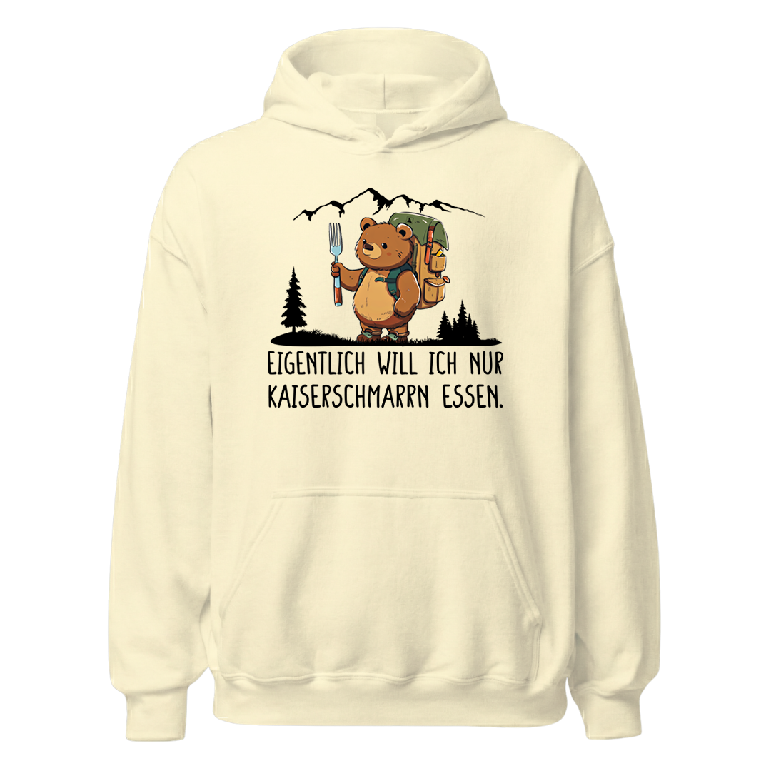 Kaiserbär Hoodie Unisex mit Kaiserschmarrn-Spruch, Farbvariante