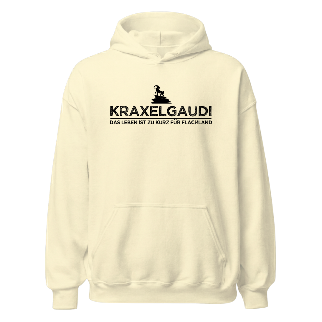 Kraxelgaudi Hoodie Unisex mit Marken-Motiv, Farbvariante