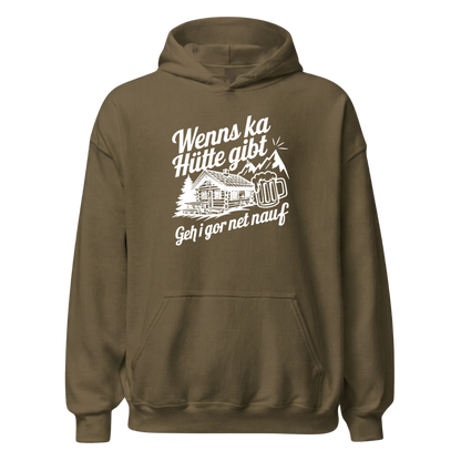 Ka Hütte Hoodie mit bayrischem Spruch, weitere Ansicht