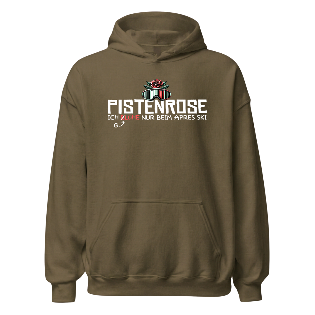 Pistenrose Hoodie mit Après-Ski-Spruch, weitere Ansicht