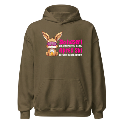 Skihaserl Rudelsport Hoodie mit Après-Ski-Motiv, weitere Ansicht