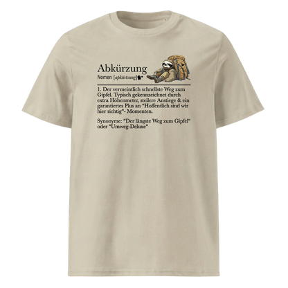 Meine Abkürzung T-Shirt Unisex mit lustigem Spruch, Farbvariante