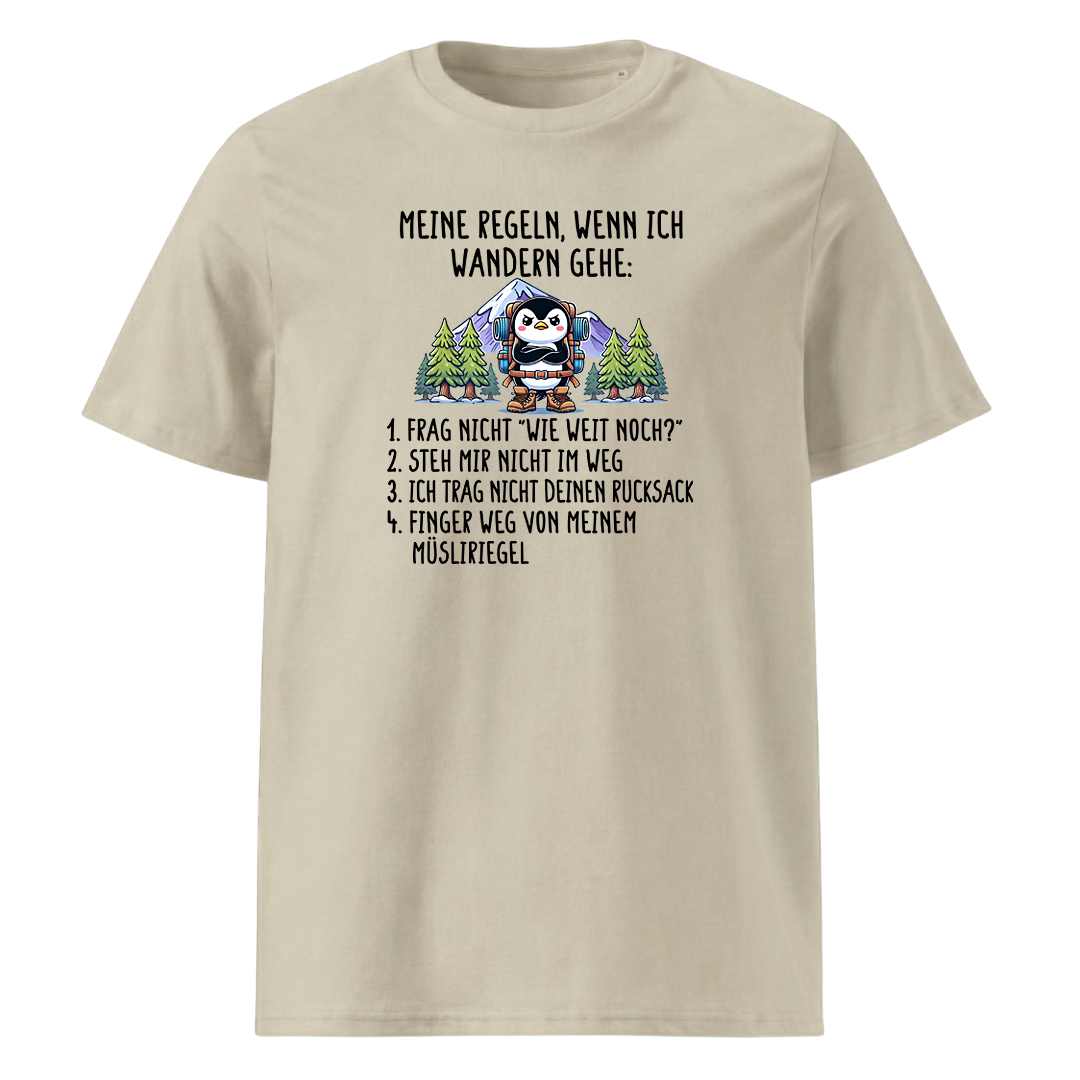 Meine Regeln T-Shirt mit Wanderspruch, Farbvariante