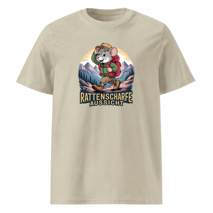 Rattenscharfe Aussicht T-Shirt Unisex mit Berg-Motiv, Farbvariante