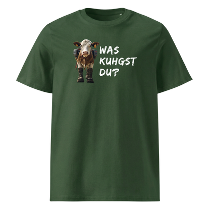 Kuhgst Du T-Shirt Unisex mit Kuh-Motiv, Detailansicht