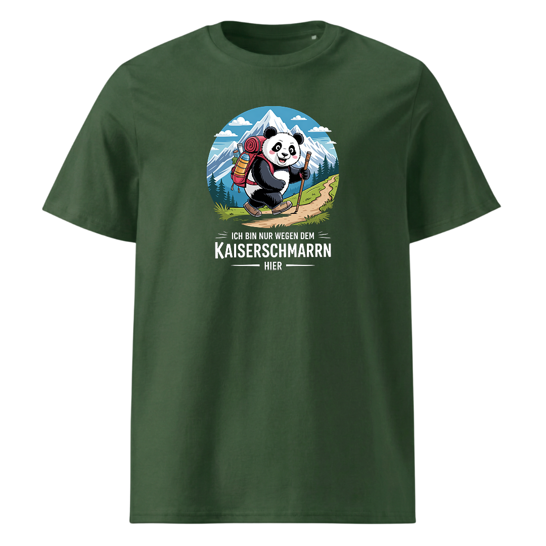 Kaiserschmarrn Panda T-Shirt Unisex mit Panda-Motiv, Detailansicht