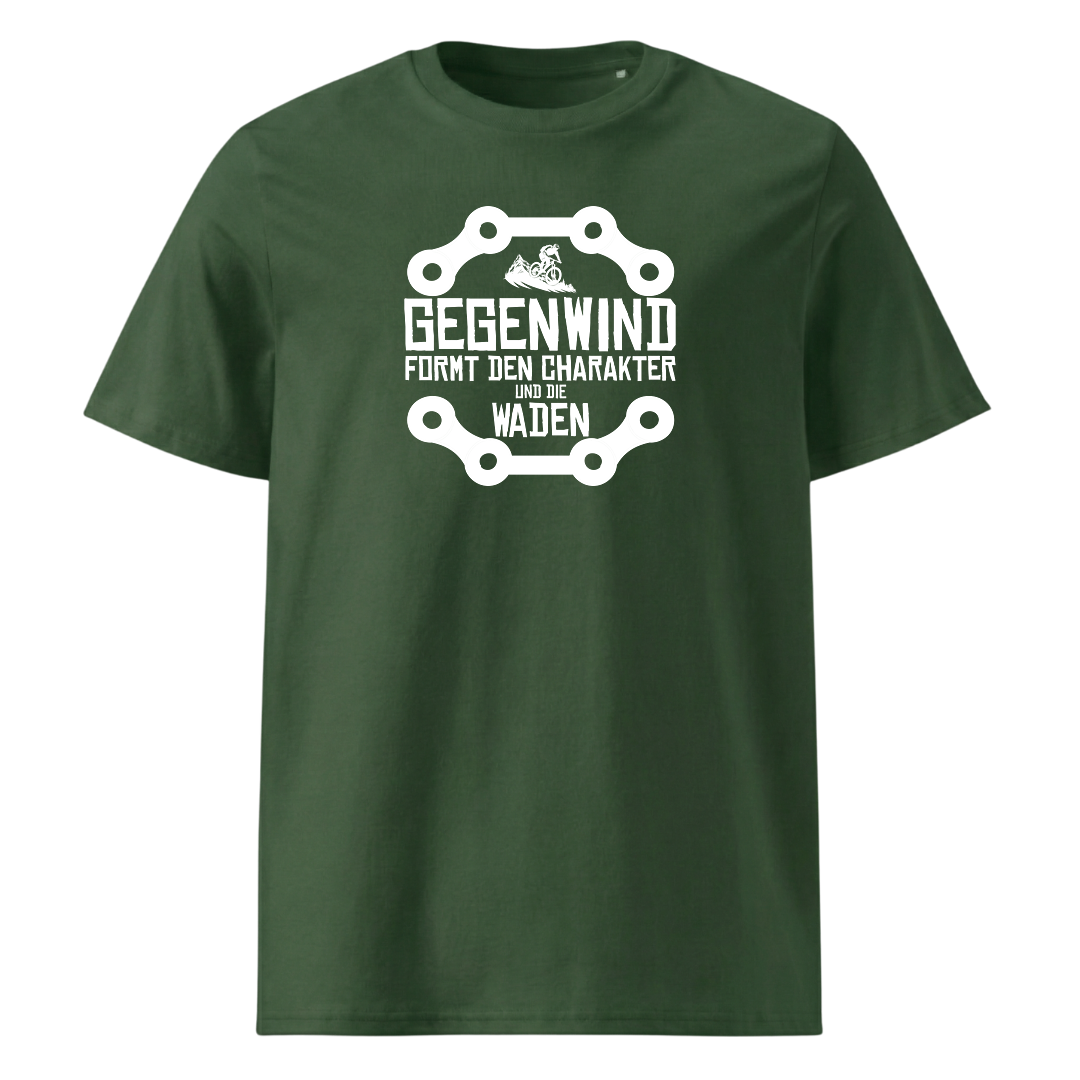 Gegenwind T-Shirt Unisex mit lustigem Spruch, Detailansicht