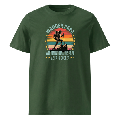Wanderpapa T-Shirt Unisex mit Wander-Motiv, Detailansicht