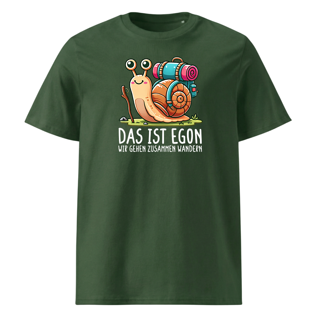 EGON T-Shirt Unisex mit Schnecke Egon, Detailansicht