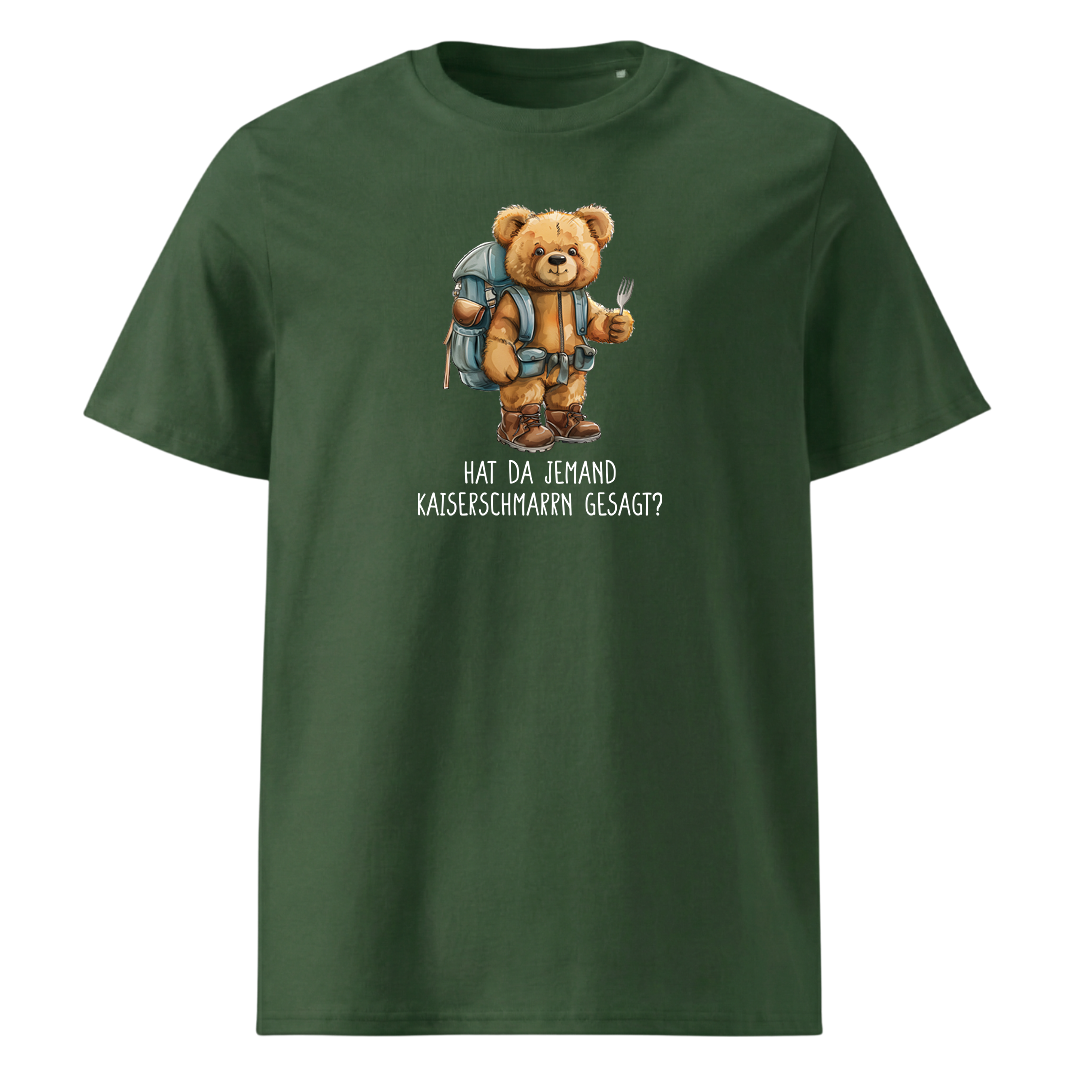 Kaiserohr T-Shirt Unisex mit Teddy-Motiv, Detailansicht