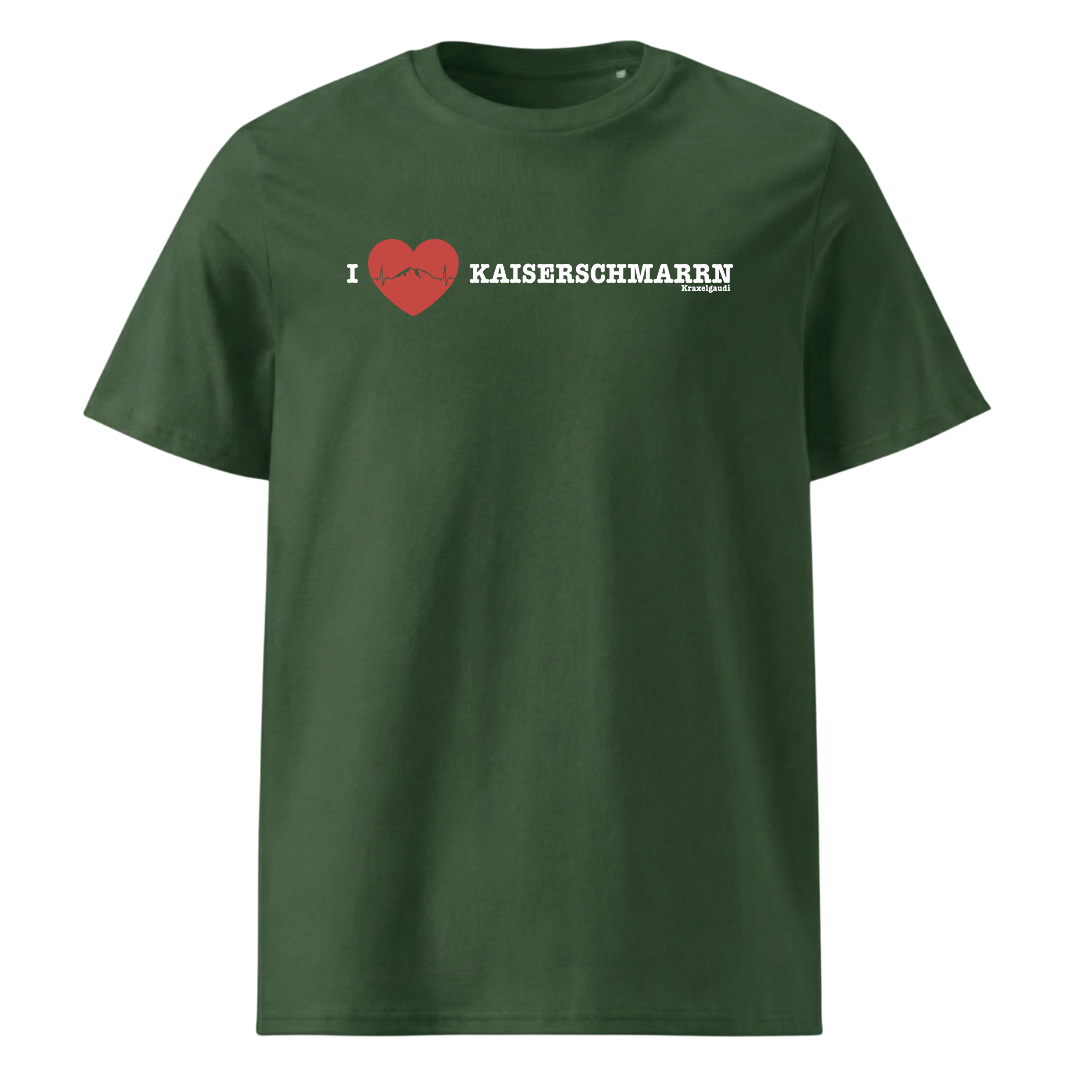 Kaiserschmarrn Love T-Shirt Unisex mit lustigem Spruch, Detailansicht