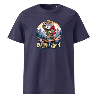 Rattenscharfe Aussicht T-Shirt Unisex mit Berg-Motiv, weitere Ansicht
