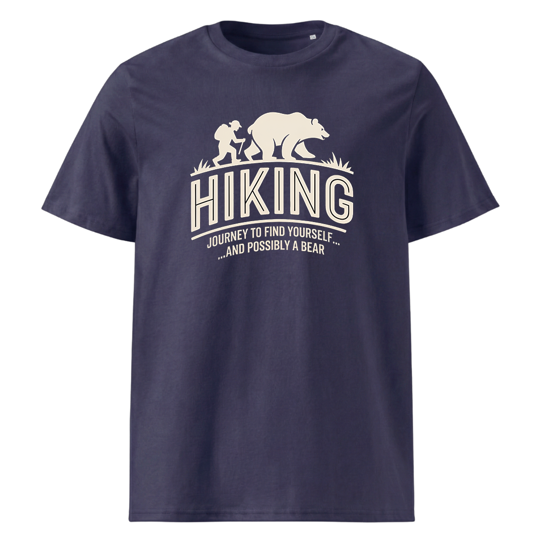 Hiking Journey T-Shirt Unisex mit Wander-Motiv, weitere Ansicht