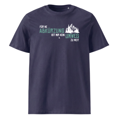 Abkürzung T-Shirt Unisex mit Wander-Spruch, weitere Ansicht