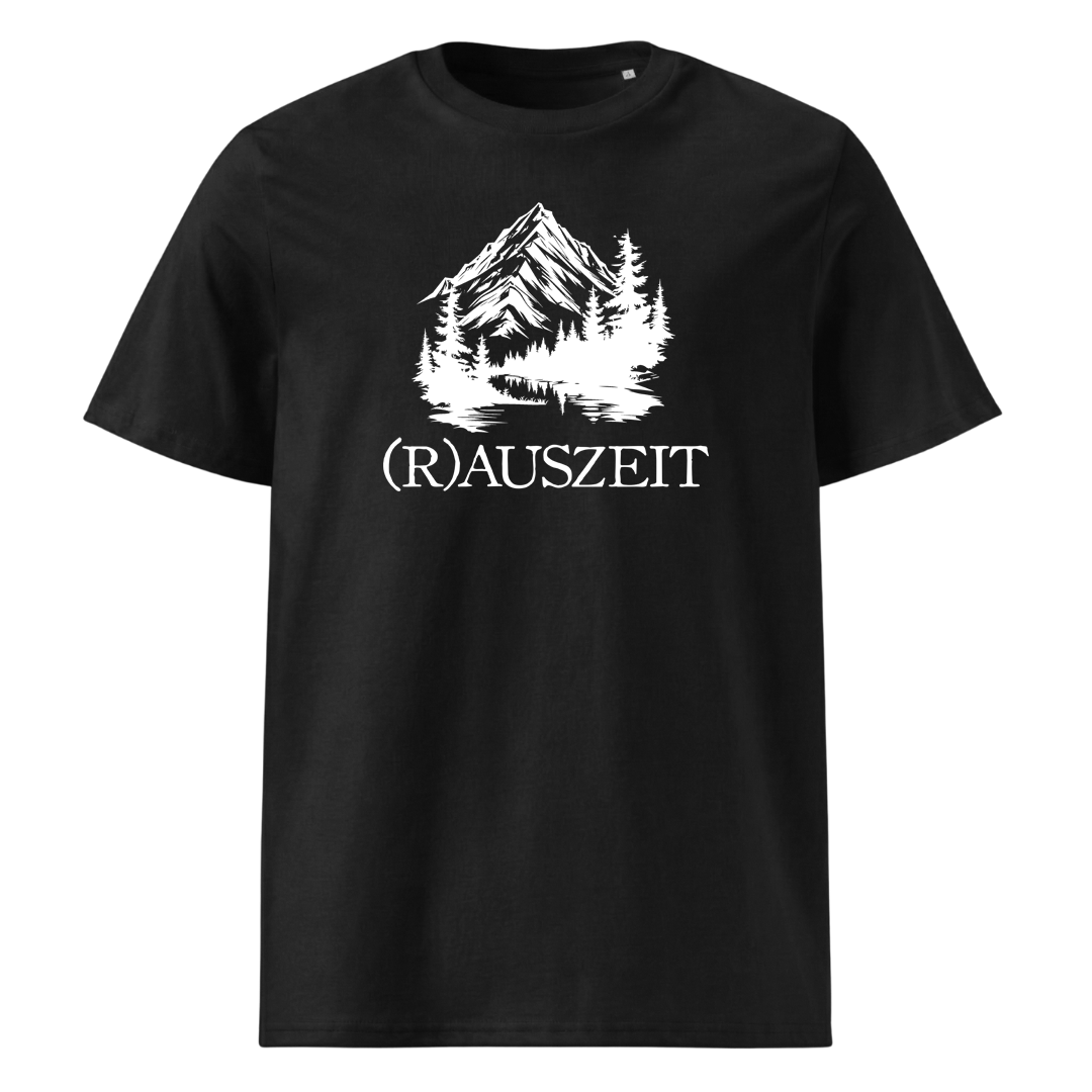 Rauszeit T-Shirt Unisex mit Auszeit-Spruch, Frontansicht