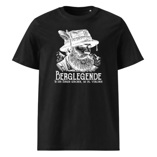 Berglegende T-Shirt mit Wanderspruch, Frontansicht