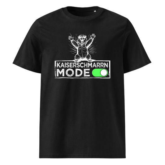 Kaiserschmarrn Mode T-Shirt mit bayrischem Spruch, Frontansicht