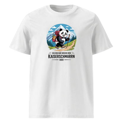 Kaiserschmarrn Panda T-Shirt Unisex mit Panda-Motiv, Motivdetail