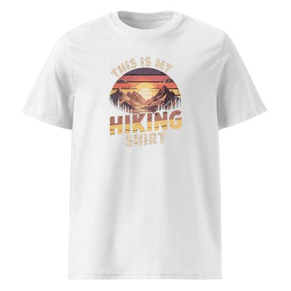 My Hiking Shirt T-Shirt Unisex mit Wander-Motiv, Motivdetail