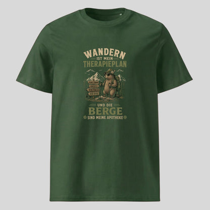 Therapieplan Unisex T-Shirt in Grün, Kraxelgaudi
