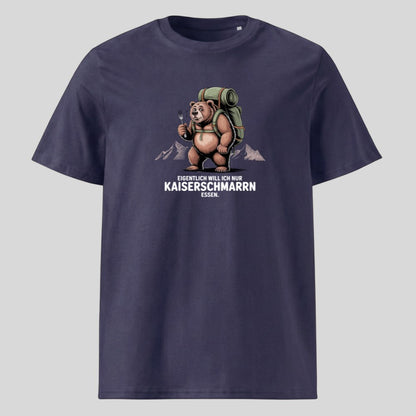 Kaiserschmarrn Braunbär Unisex T-Shirt in Navy, Kraxelgaudi