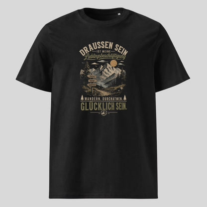 Lieblingsbeschäftigung Unisex T-Shirt in Schwarz, Kraxelgaudi
