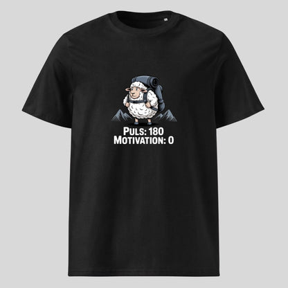 Puls - Motivation Unisex T-Shirt in Schwarz, Kraxelgaudi
