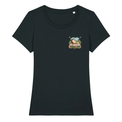 Aktive Erholung Damenshirt mit Brustdruck, Kraxelgaudi