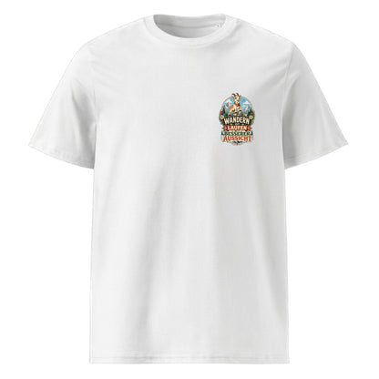 Wandern ist Laufen mit besserer Aussicht Unisex T-Shirt mit Brustdruck, Kraxelgaudi