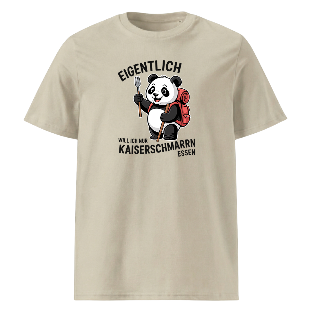 Ich will nur Kaiserschmarrn essen T-Shirt Unisex mit Spruch-Motiv, Farbvariante