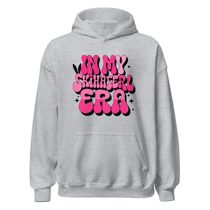 Skihaserl Era Hoodie mit Après-Ski-Spruch, Produktansicht