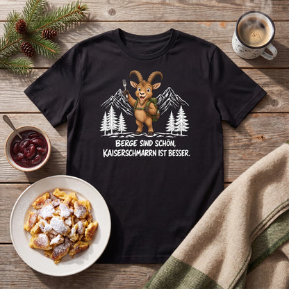 Kaiserschmarrn Steinbock T-Shirt Unisex Flatlay