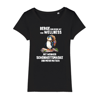 Berg Wellness Frauen Shirt mit Berg-Motiv, Frontansicht