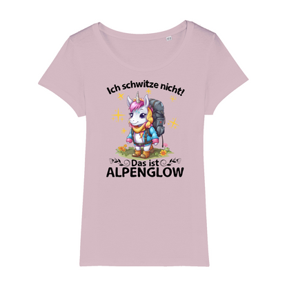Alpenglow Bio Frauen Shirt mit Bergmotiv, Farbvariante