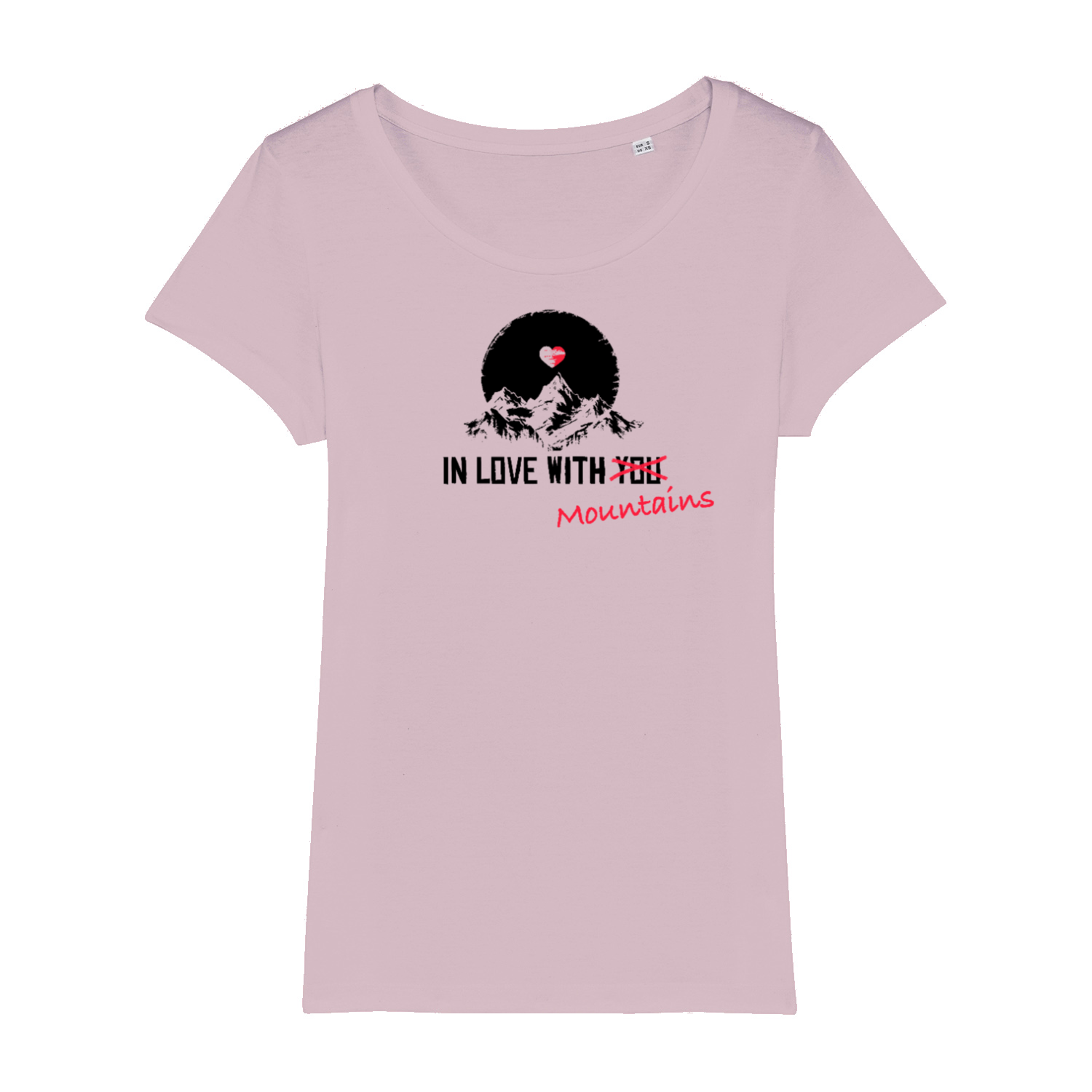Mountainlove Bio Frauen Shirt mit Bergmotiv, Farbvariante