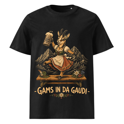 Gams in da Gaudi T-Shirt Unisex Schwarz