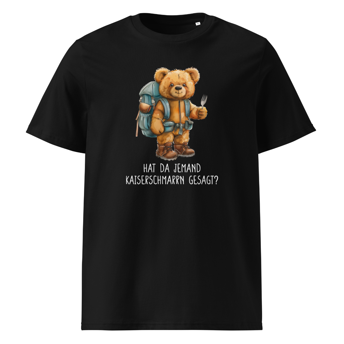 Kaiserohr T-Shirt Unisex mit Teddy-Motiv, Frontansicht