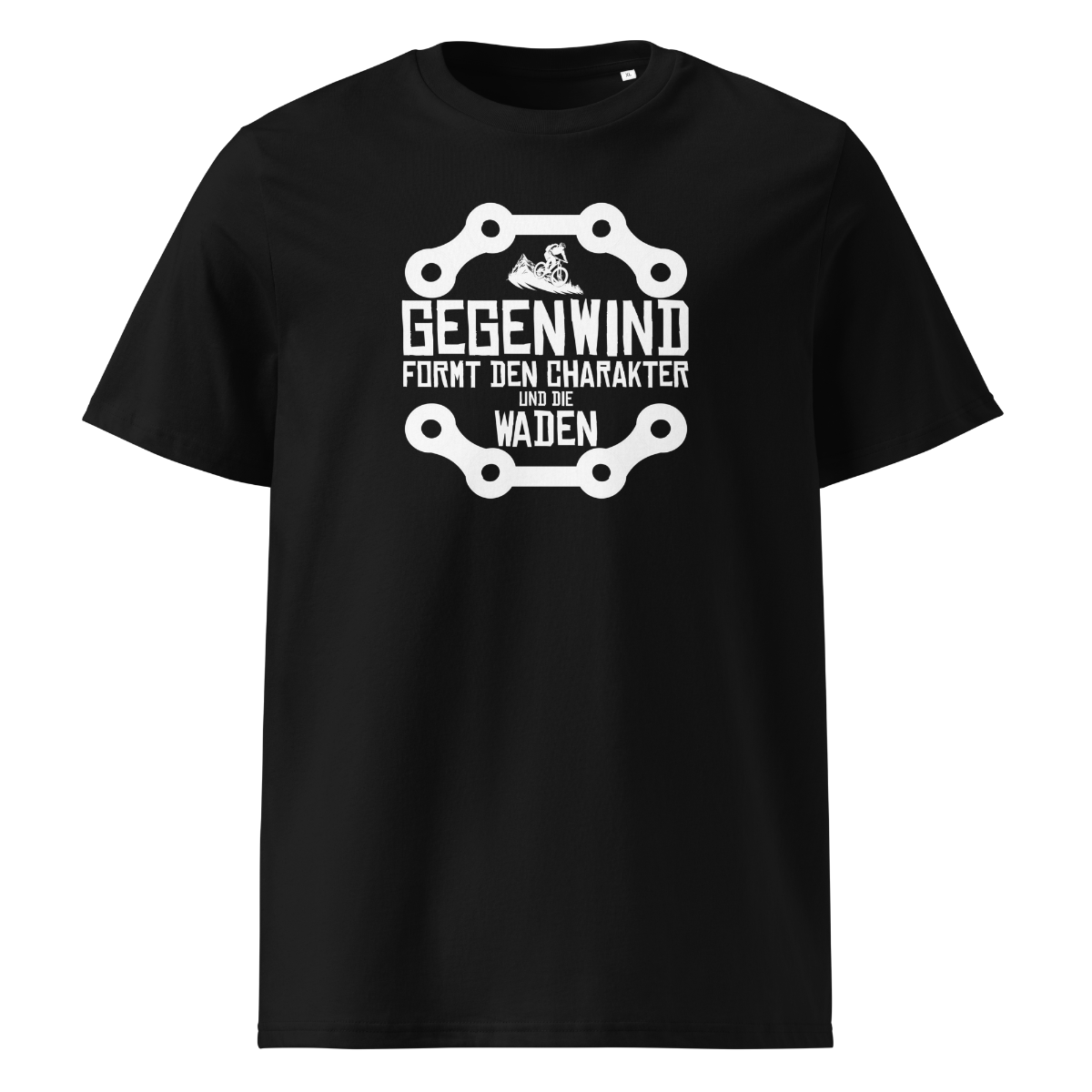 Gegenwind T-Shirt Unisex mit lustigem Spruch, Frontansicht