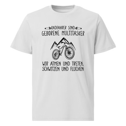 Multitasker T-Shirt mit Wander-Spruch, Motivdetail